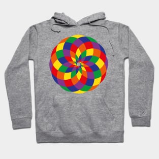 Rainbow Petals Hoodie